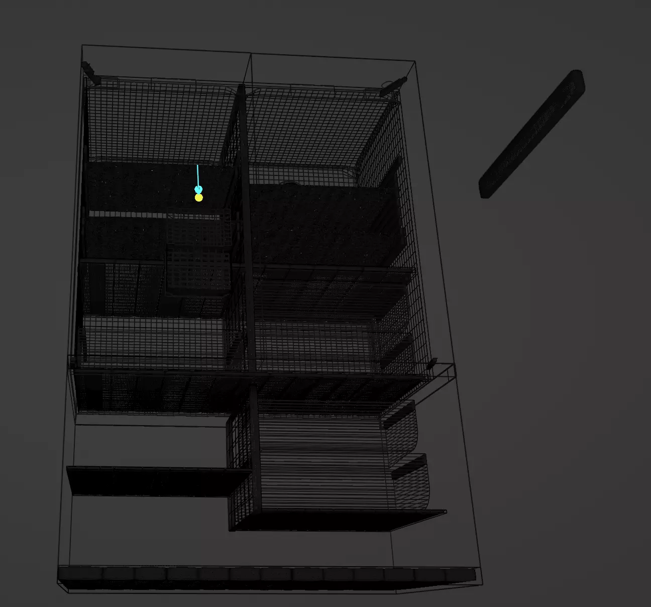 Fridge cooling tower - cooling tower Free low-poly 3D model