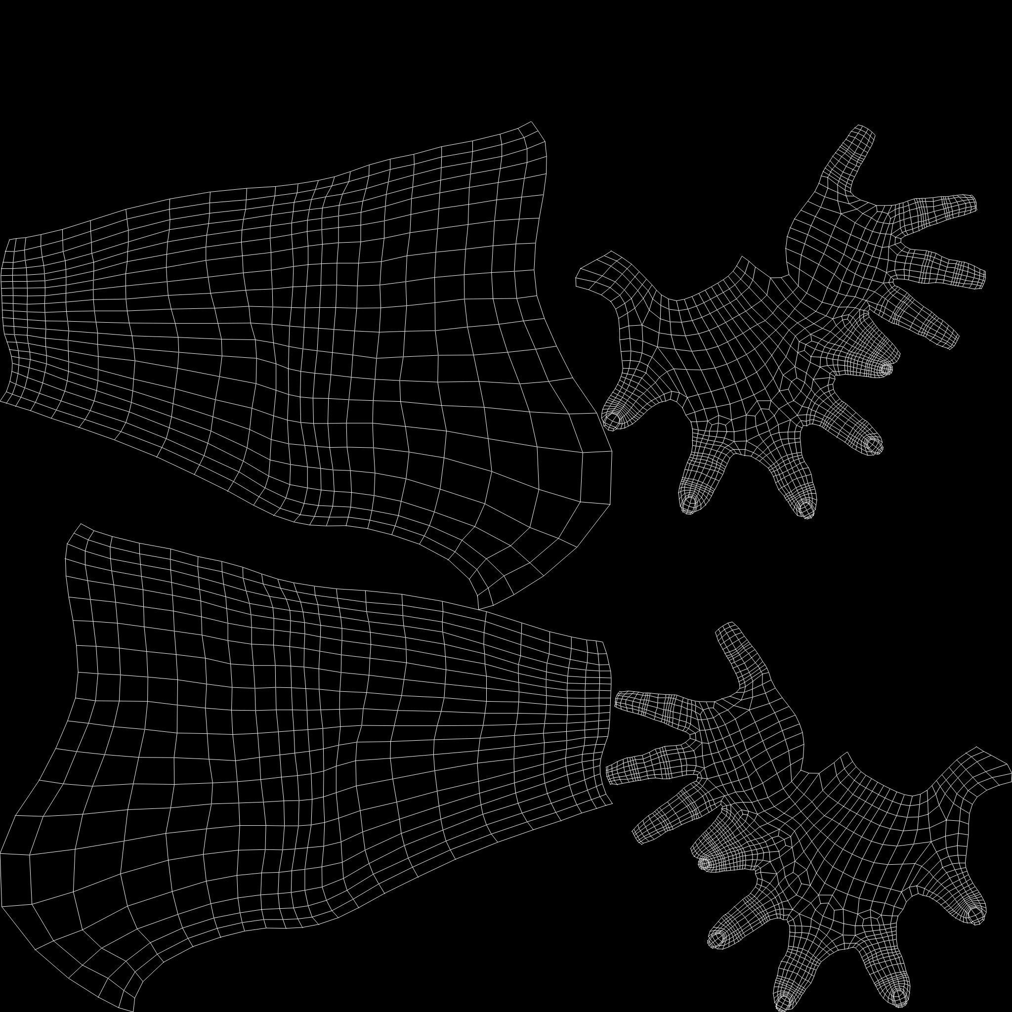 Hands Rigged 3D model_8