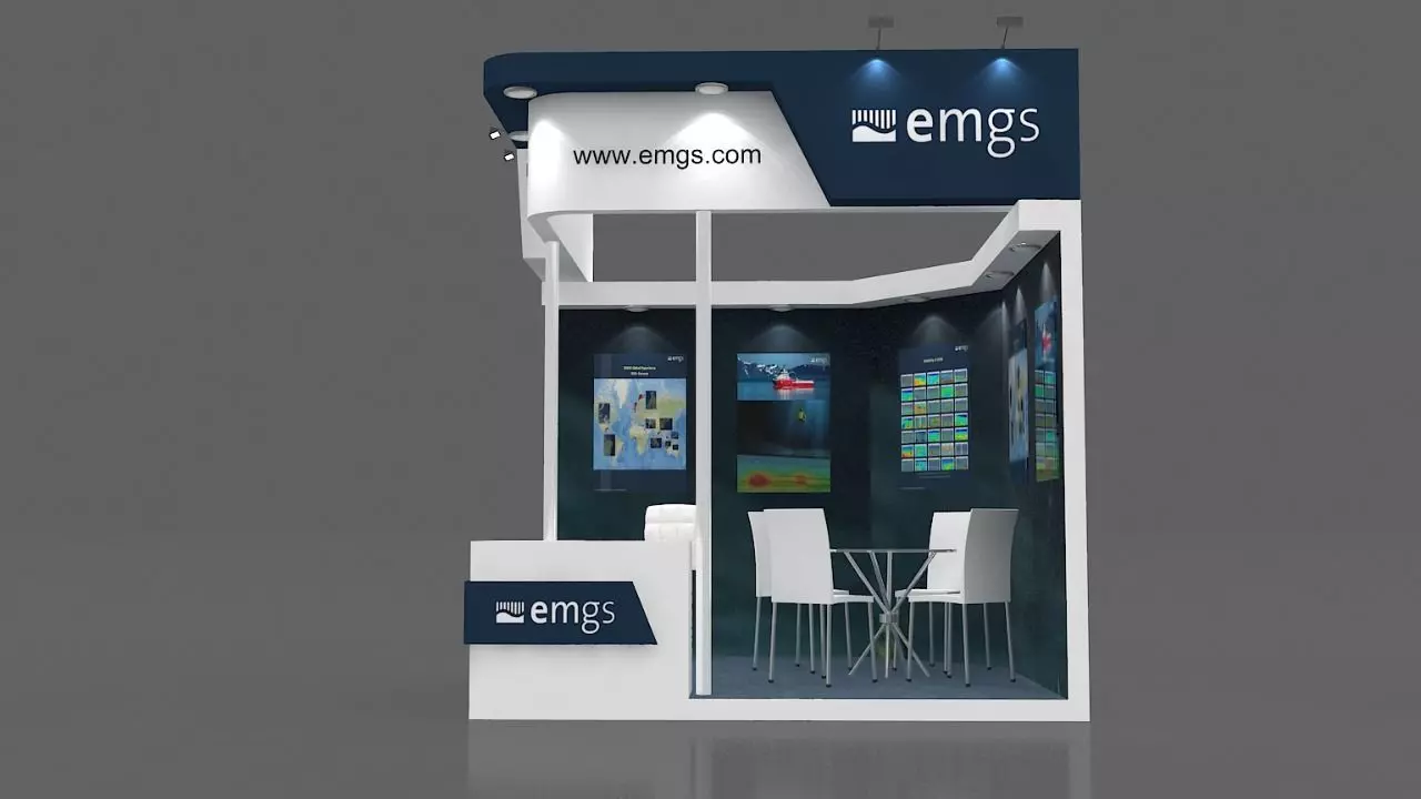 3m x 3m Exhibition stand Design  3D model_0