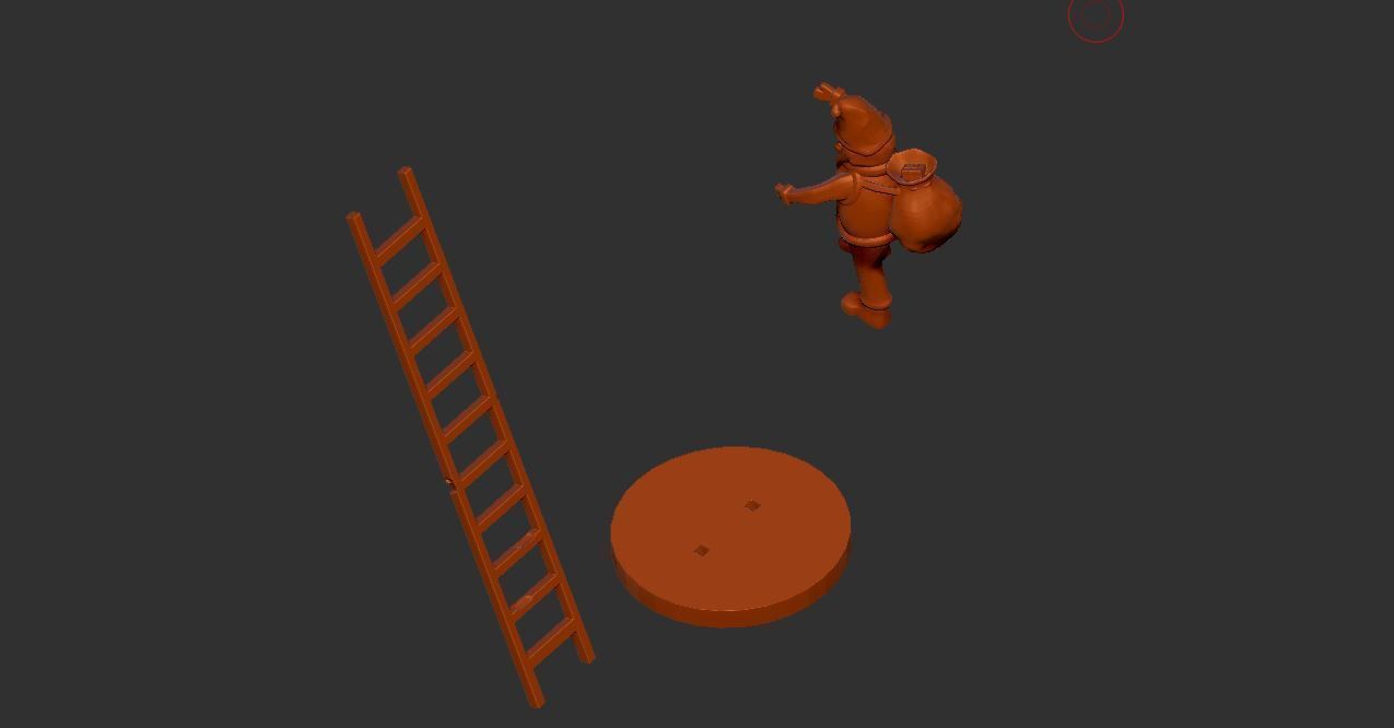 Santa  printable model  3D print model_1