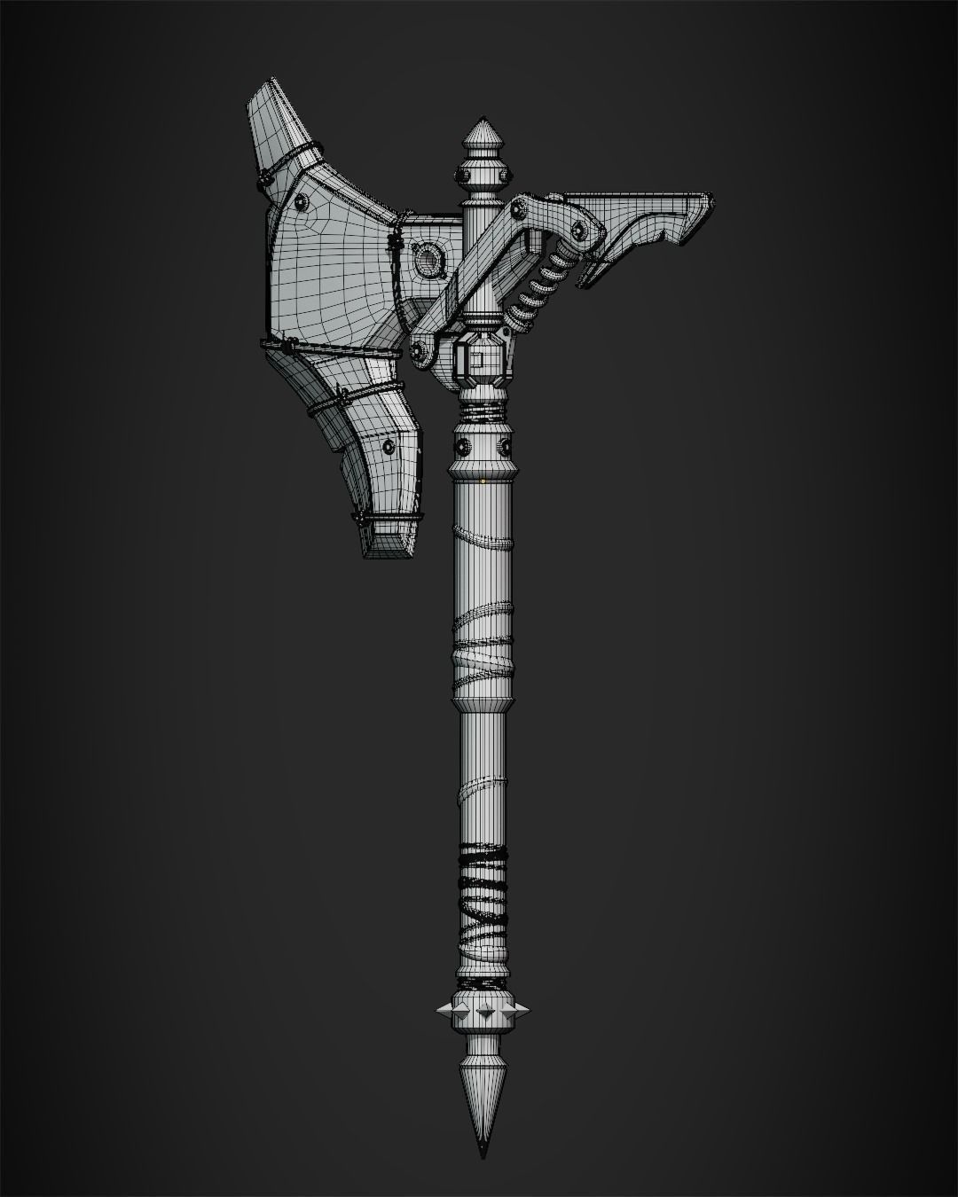 Overwatch 2 Junker Queen Full Bundle for Cosplay 3D Model Collection_32