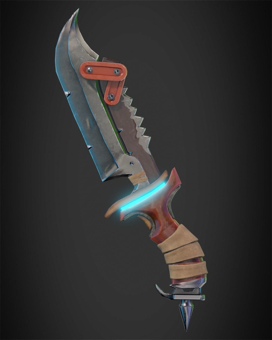 Overwatch 2 Junker Queen Full Bundle for Cosplay 3D Model Collection_33