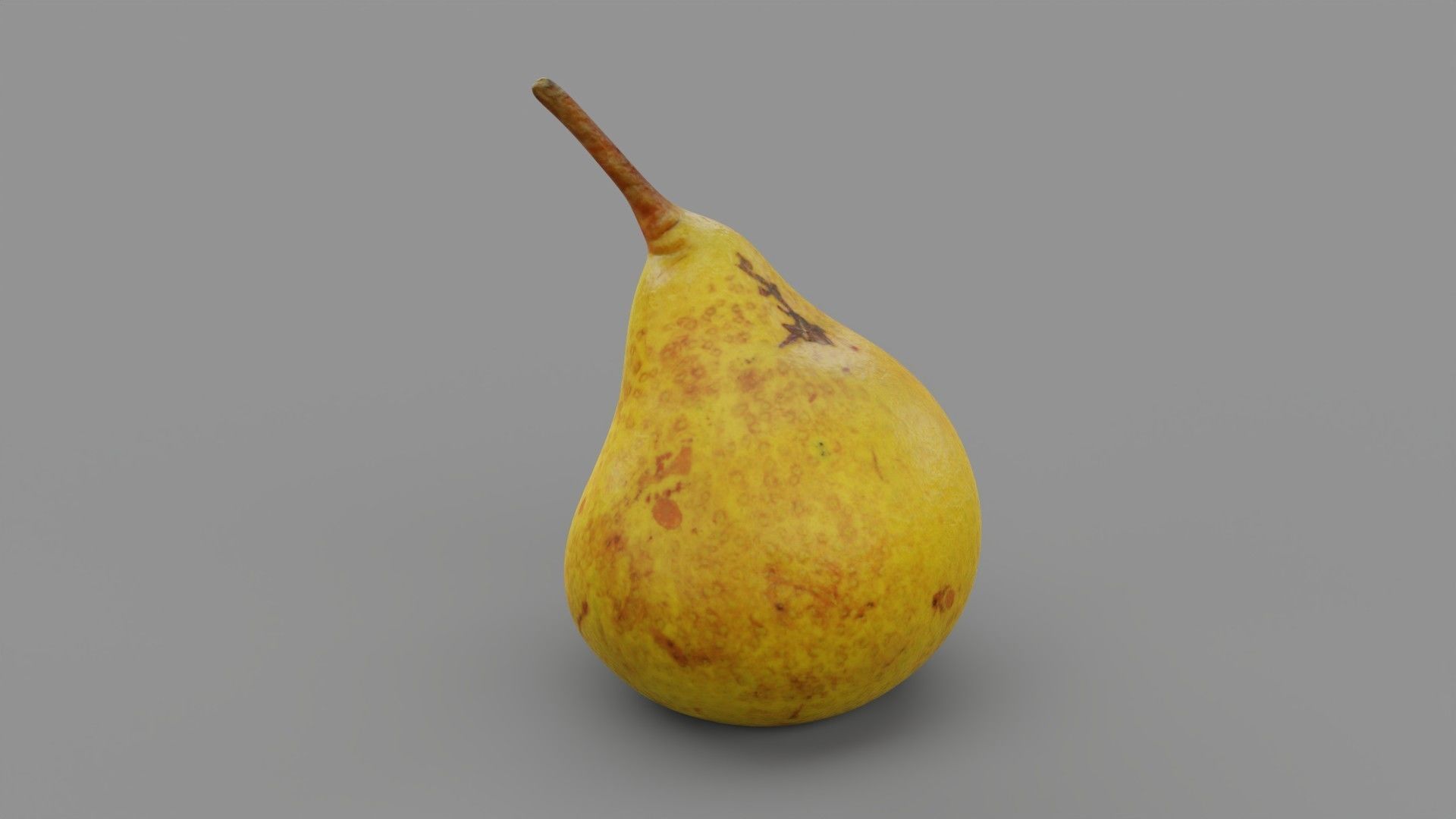 Pear 02 Low-poly 3D model_24