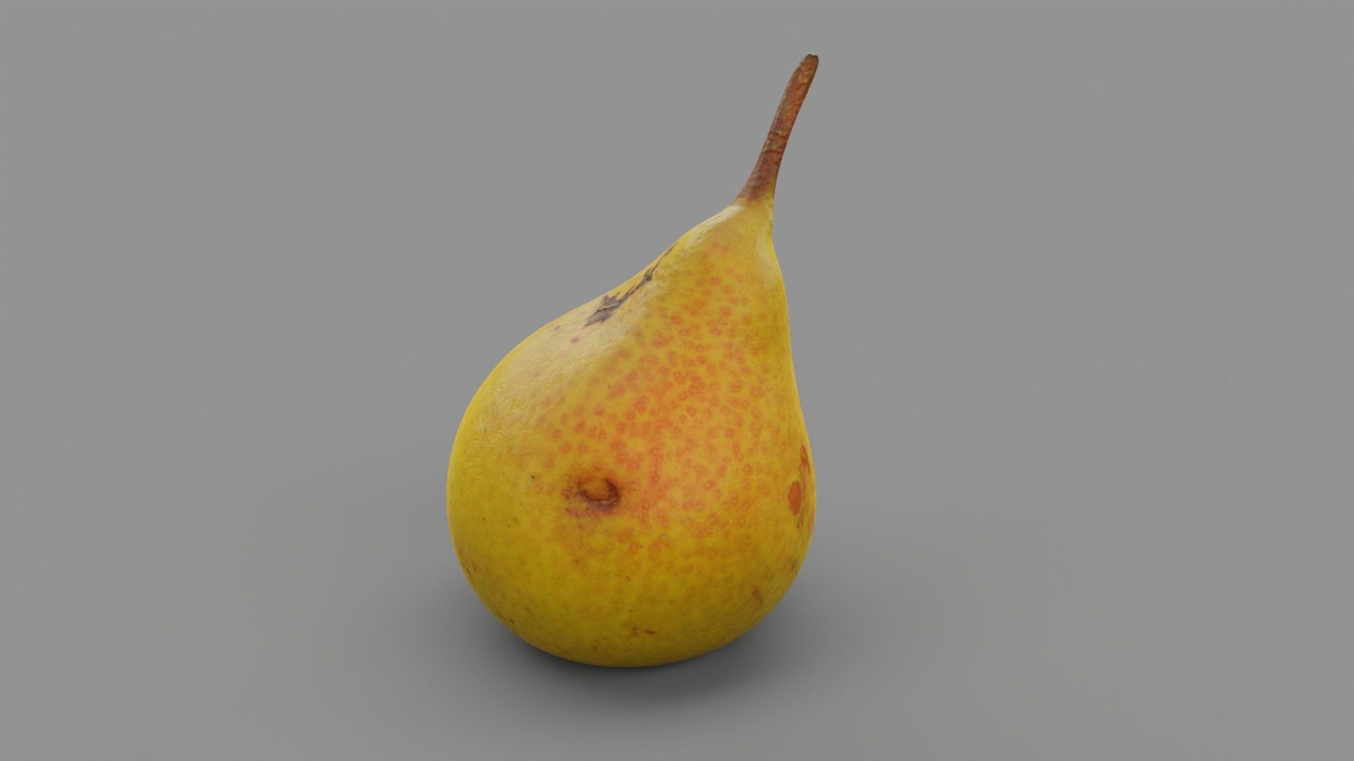 Pear 02 Low-poly 3D model_30