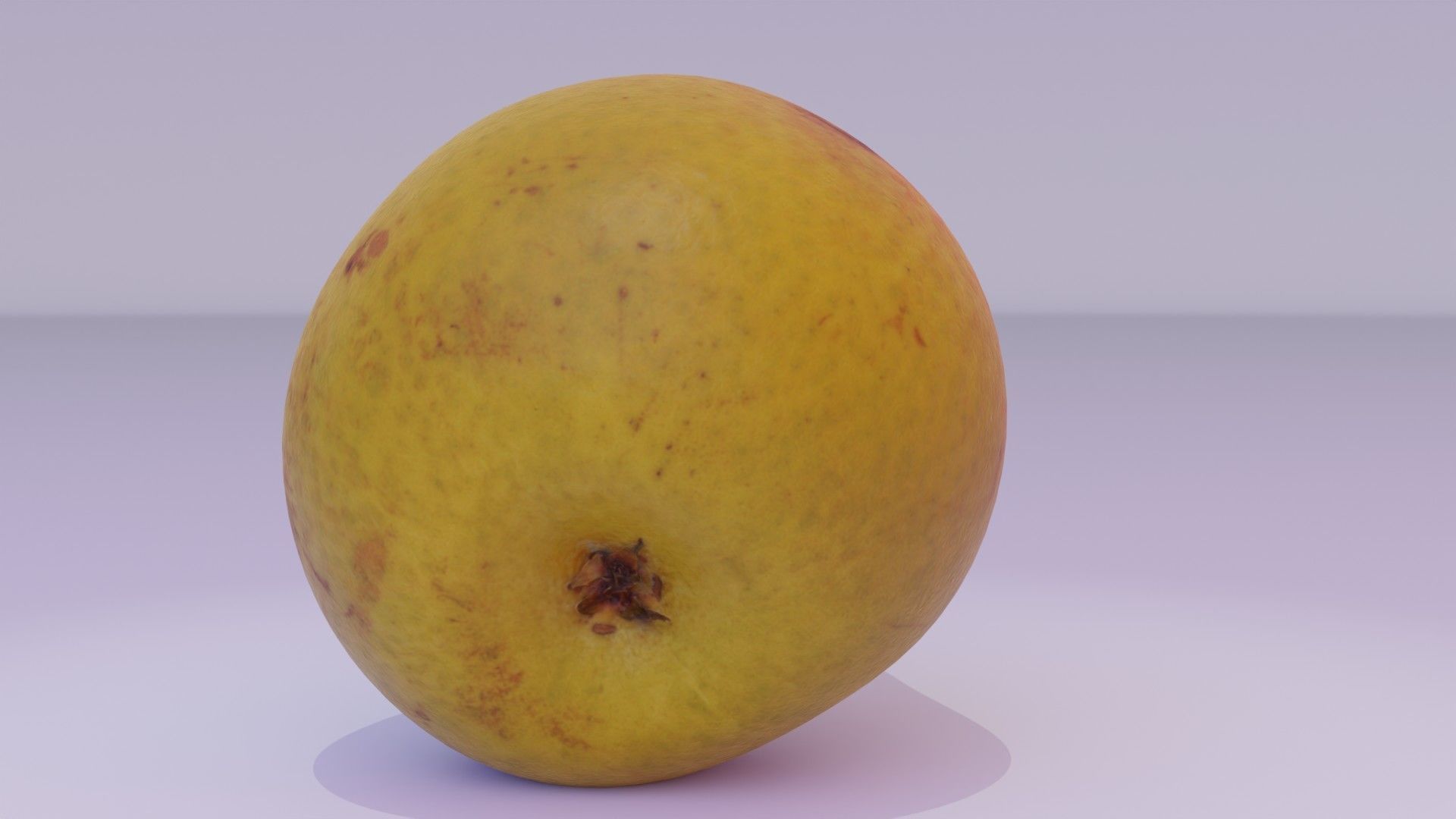 Pear 02 Low-poly 3D model_15