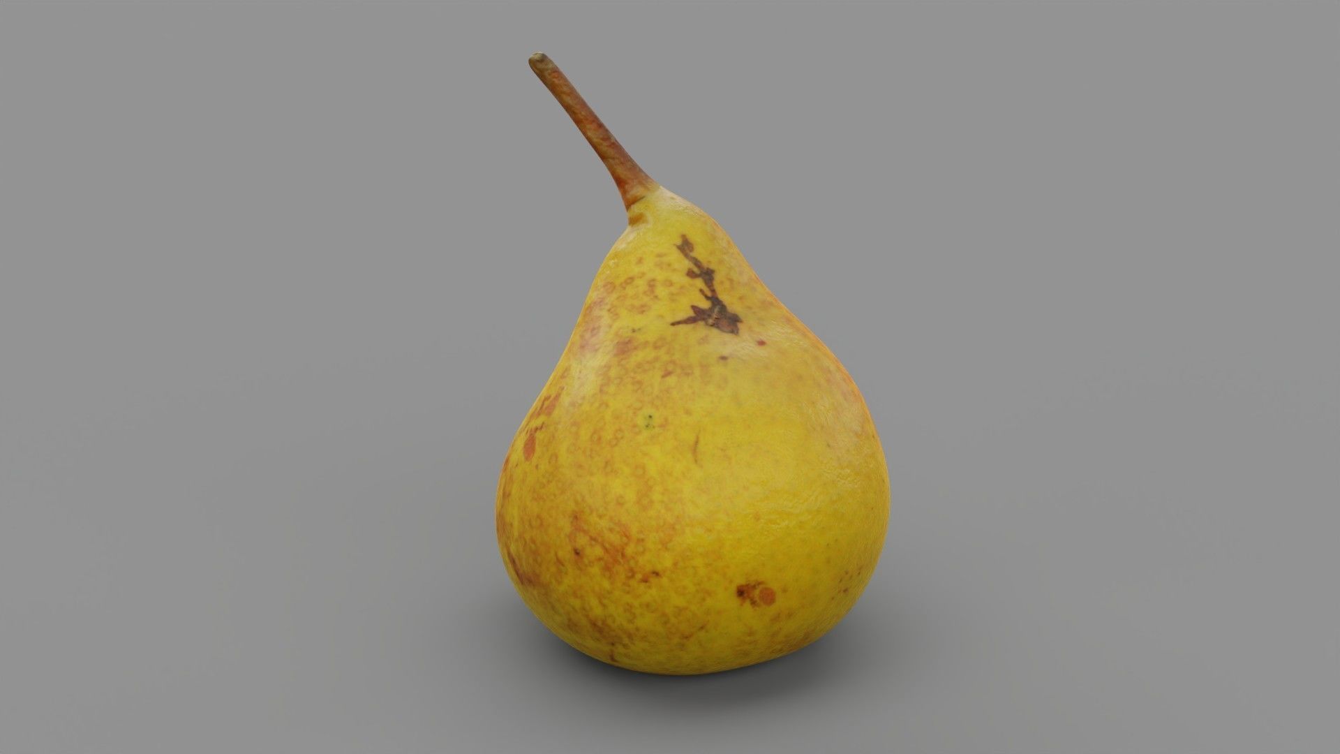 Pear 02 Low-poly 3D model_23