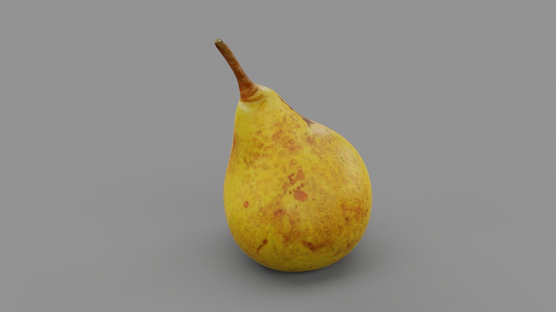 Pear 02 Low-poly 3D model_25