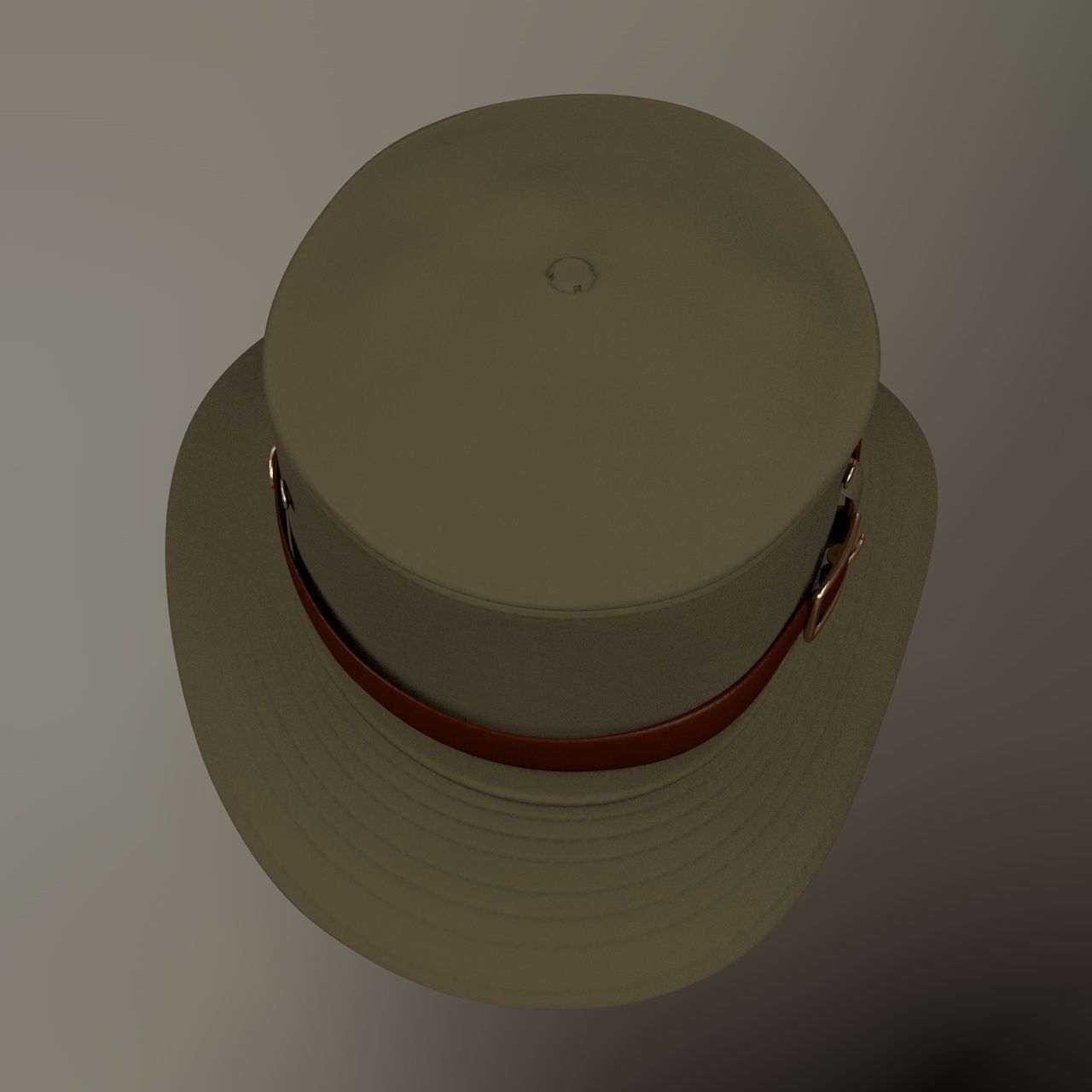 Belted Bucket Hat Package 3D print model_11