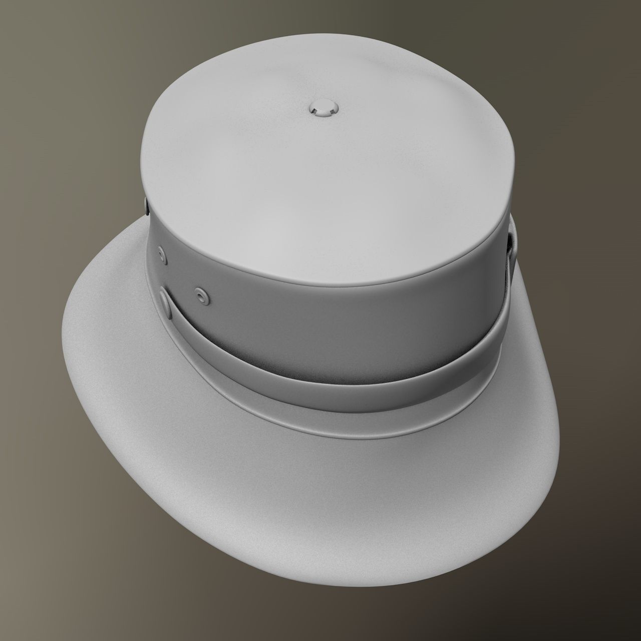 Belted Bucket Hat Package 3D print model_8