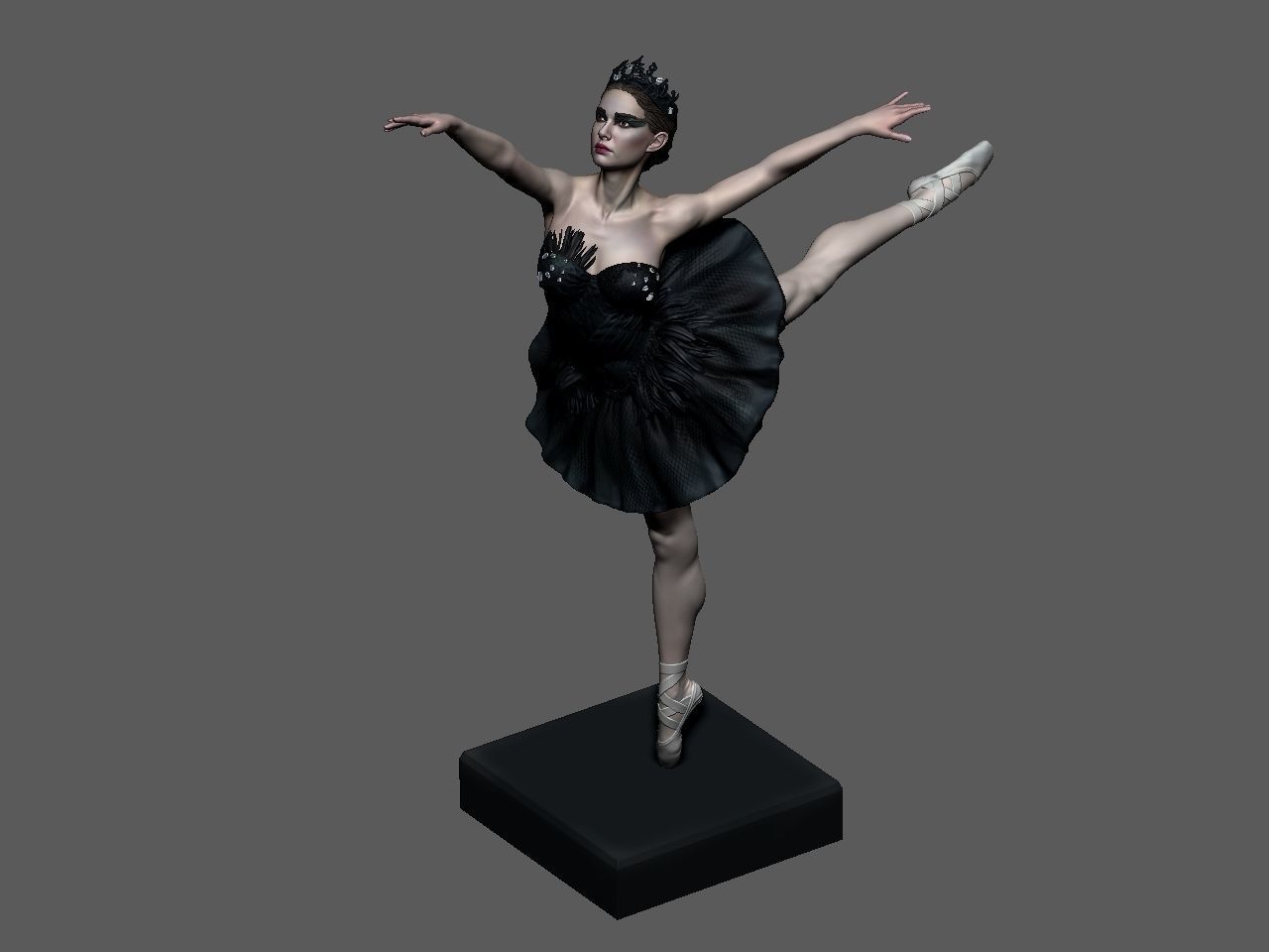 Black Swan 3D print model_55