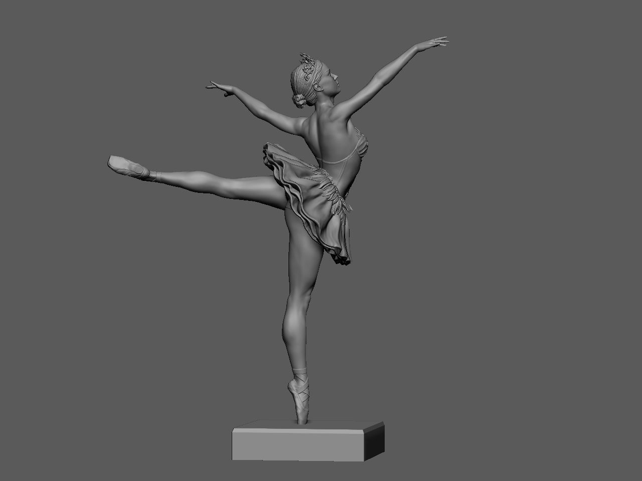 Black Swan 3D print model_12