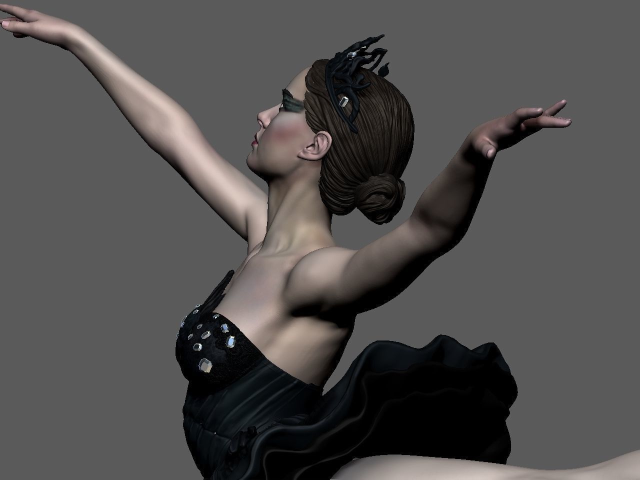 Black Swan 3D print model_23