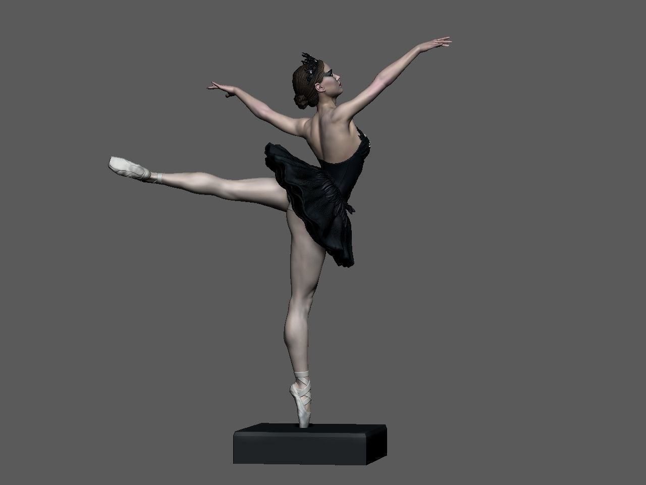 Black Swan 3D print model_11
