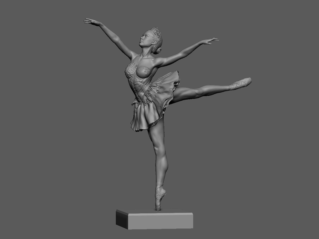 Black Swan 3D print model_2