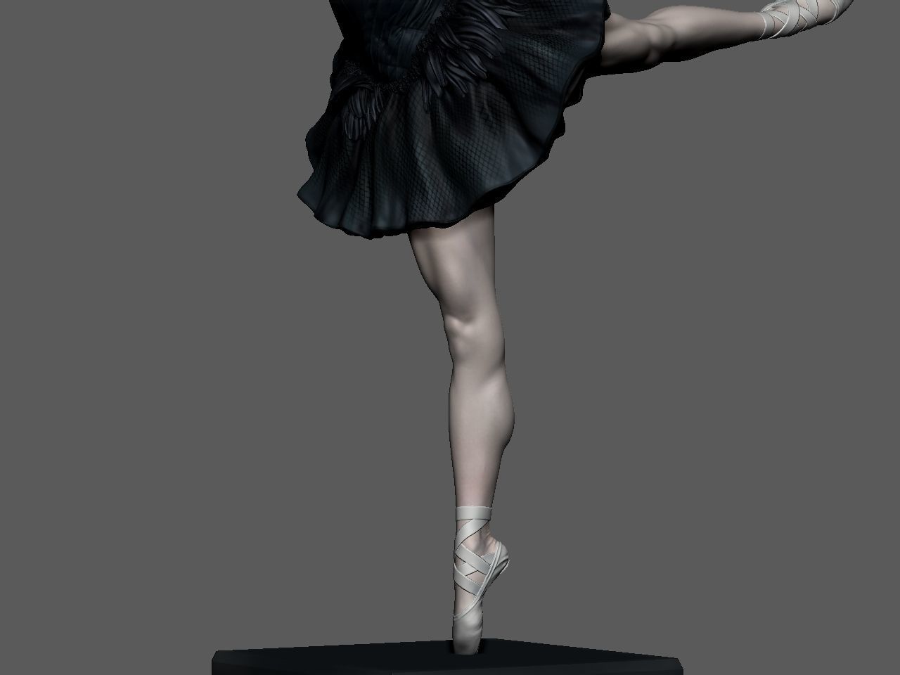 Black Swan 3D print model_39
