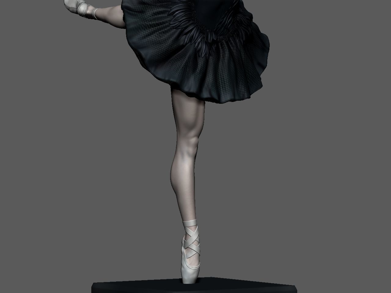 Black Swan 3D print model_51
