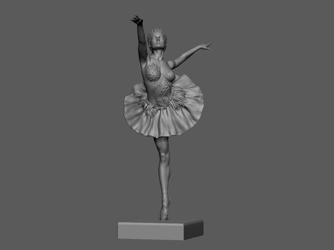 Black Swan 3D print model_16