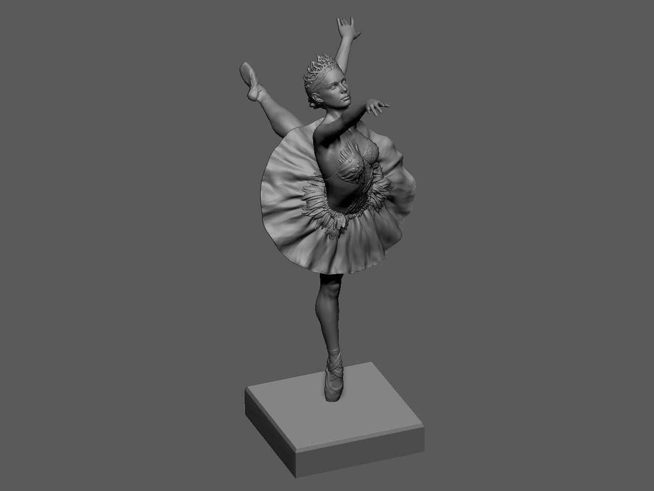 Black Swan 3D print model_66