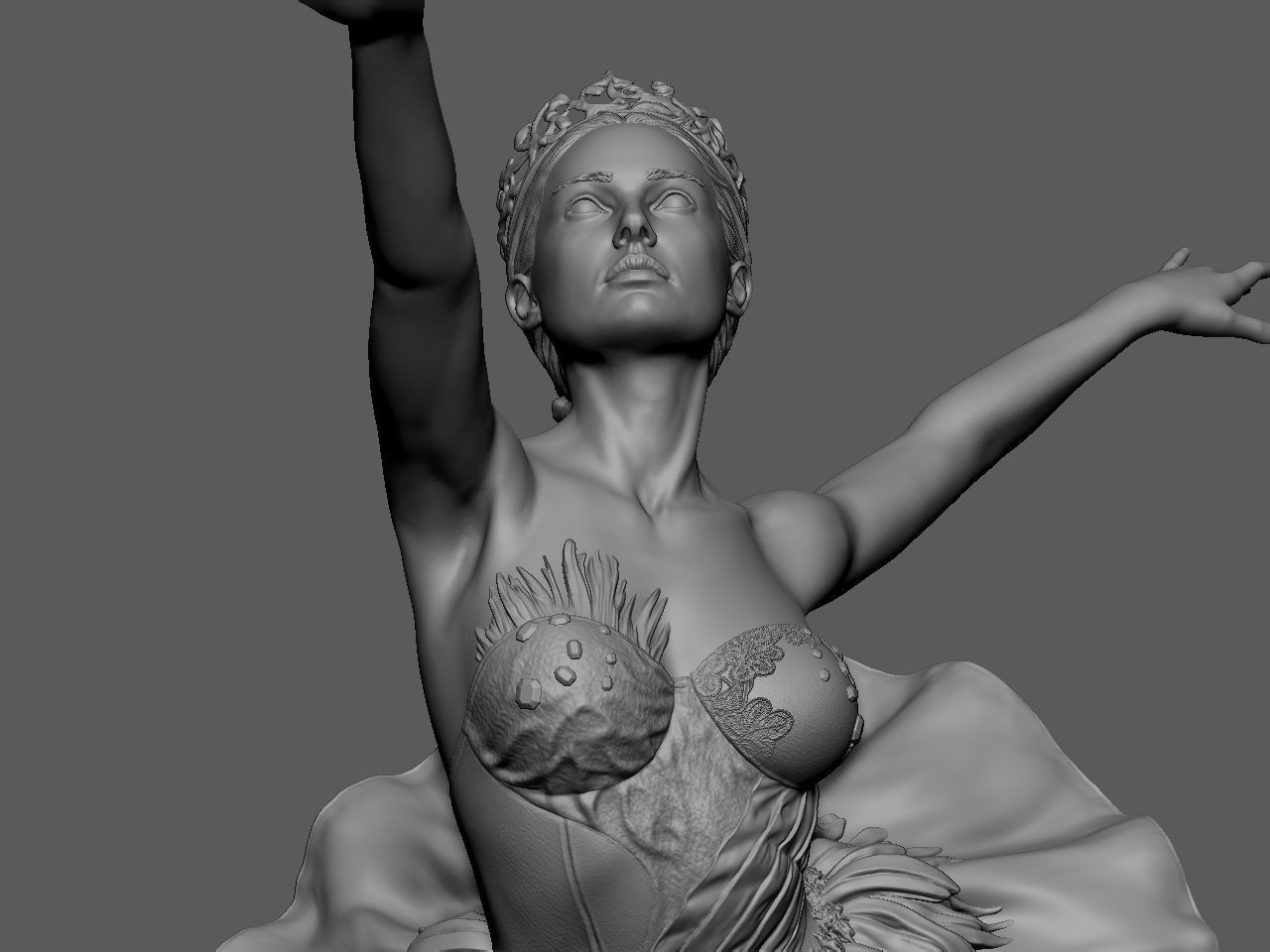 Black Swan 3D print model_18