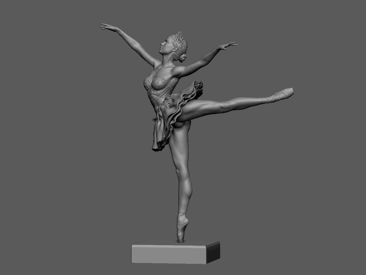 Black Swan 3D print model_4