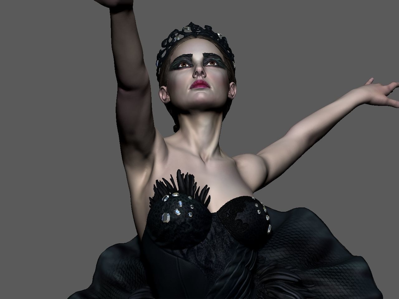 Black Swan 3D print model_17