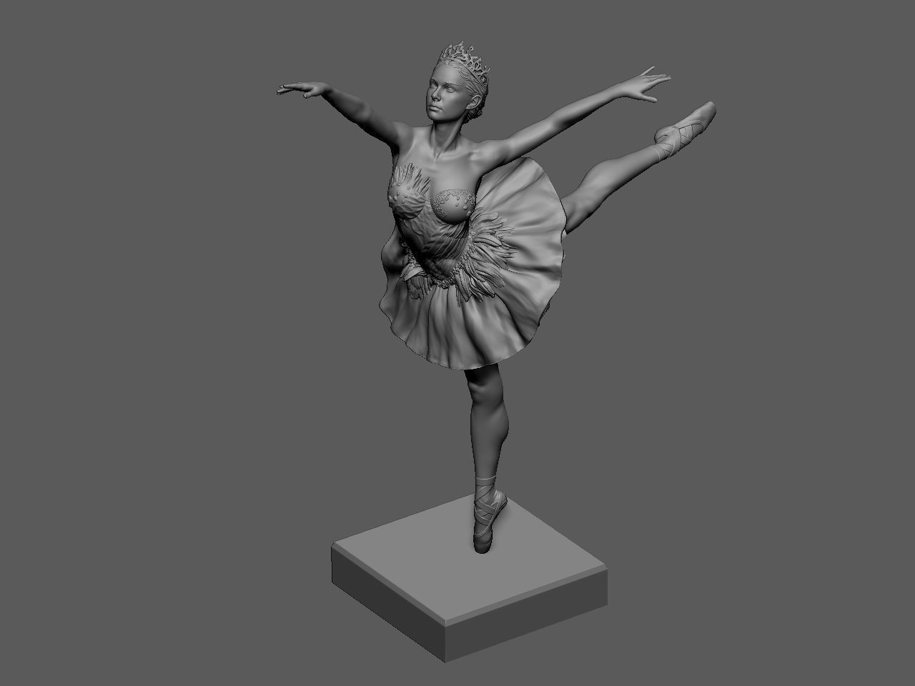 Black Swan 3D print model_56