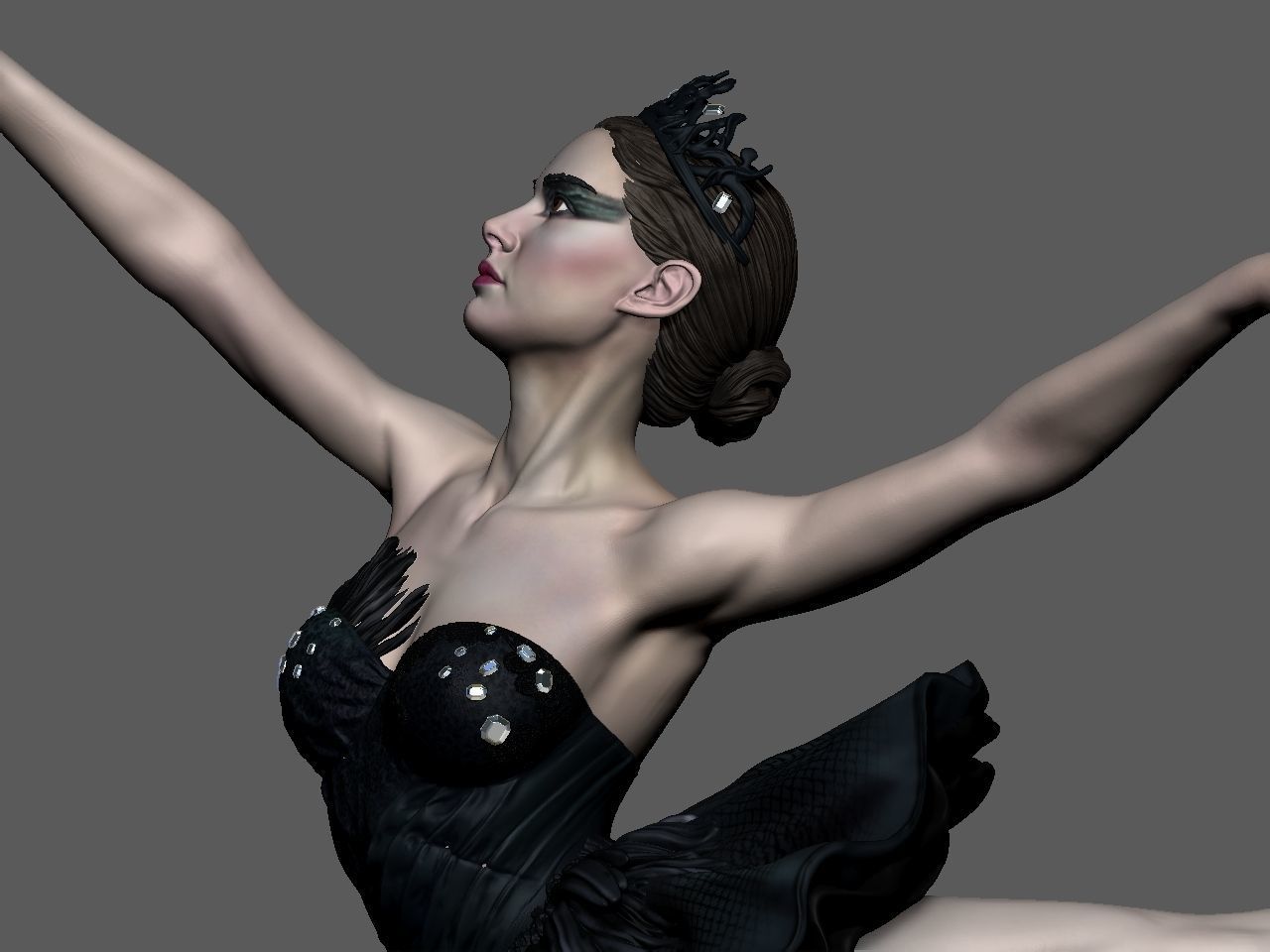 Black Swan 3D print model_21