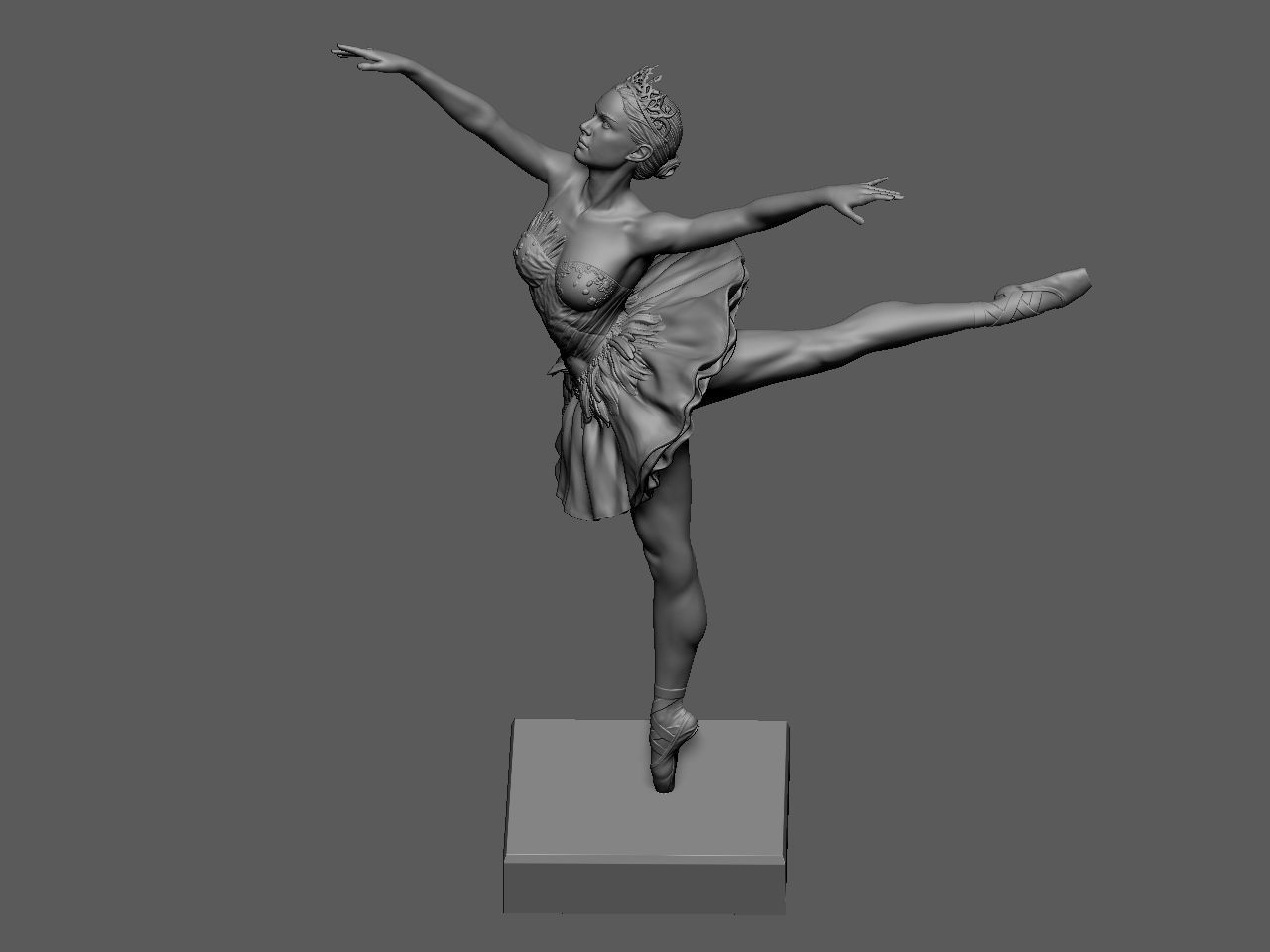 Black Swan 3D print model_58