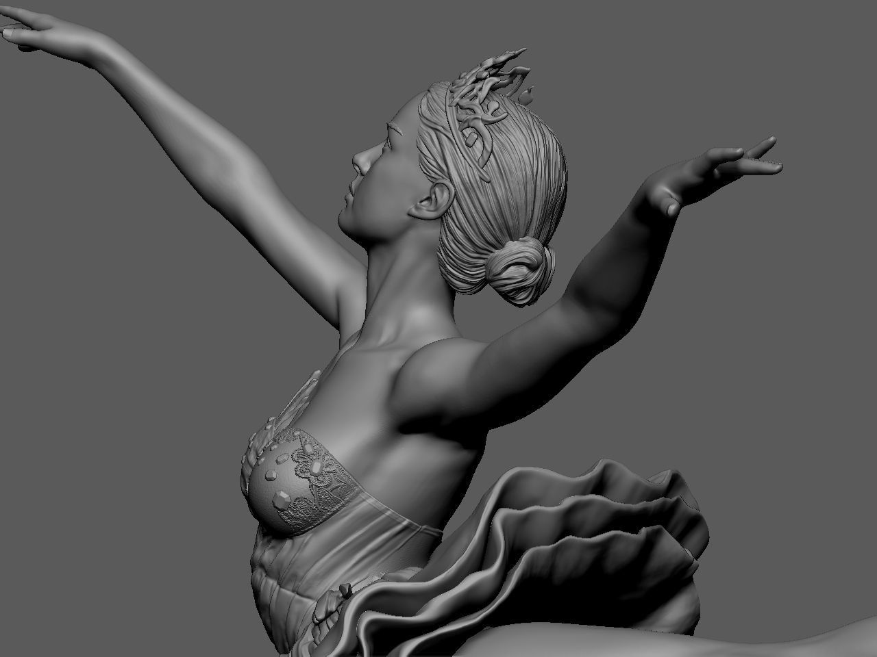 Black Swan 3D print model_24