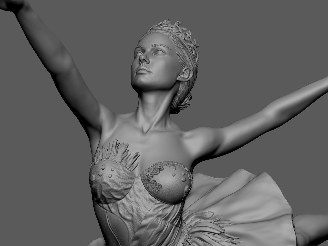 Black Swan 3D print model_20