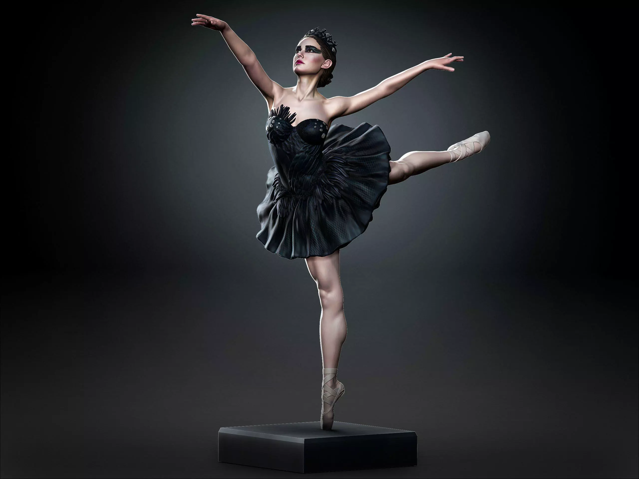 Black Swan 3D print model_0