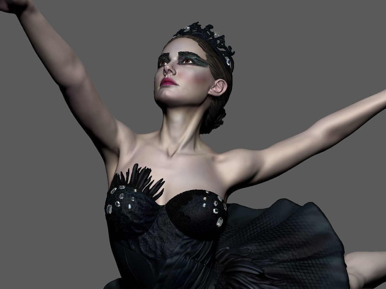 Black Swan 3D print model_19