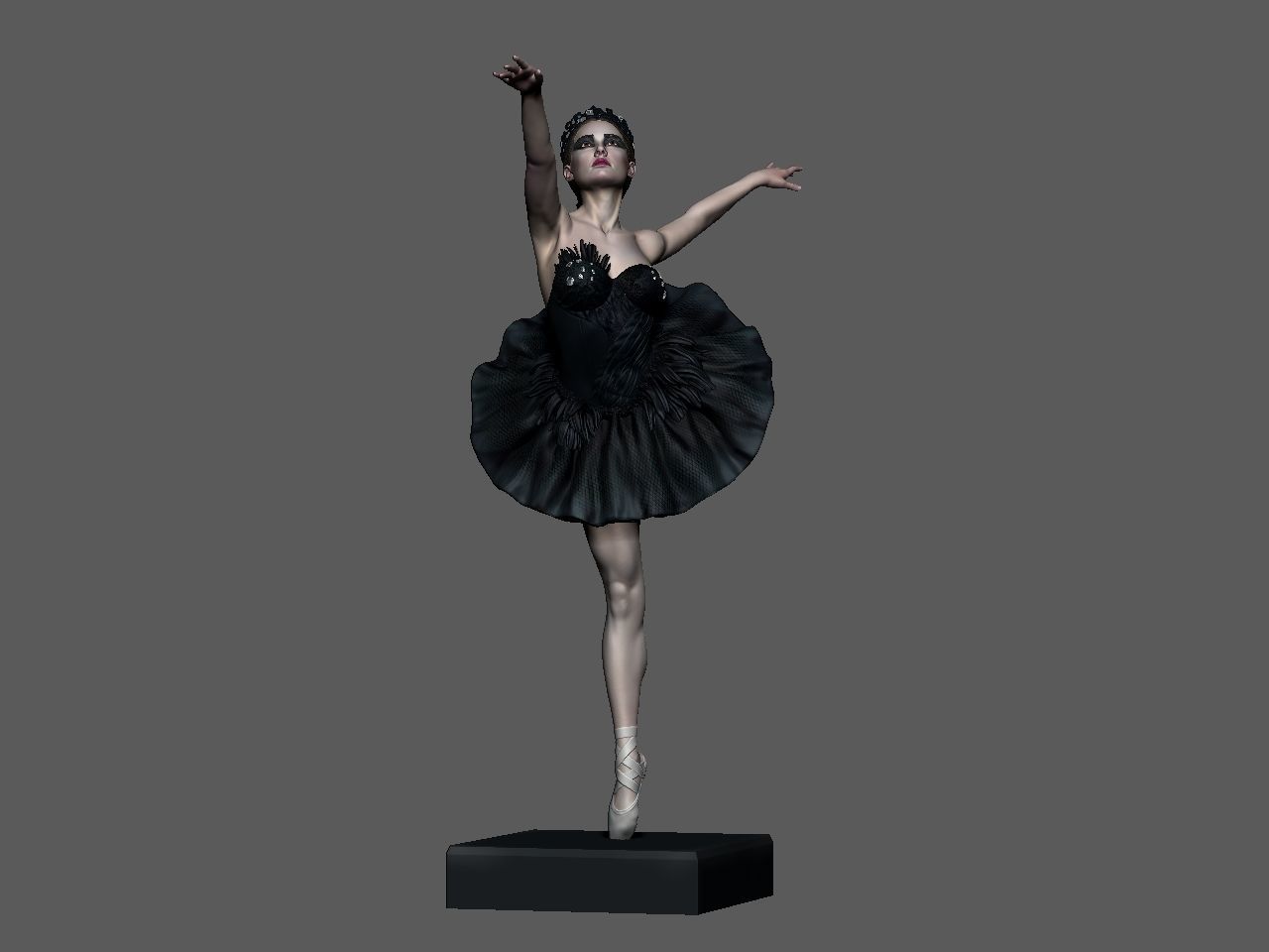 Black Swan 3D print model_15