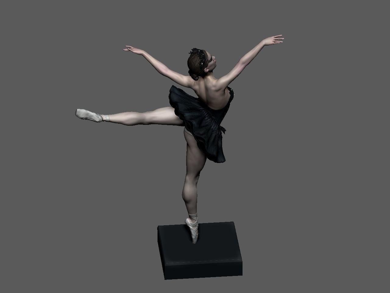 Black Swan 3D print model_63
