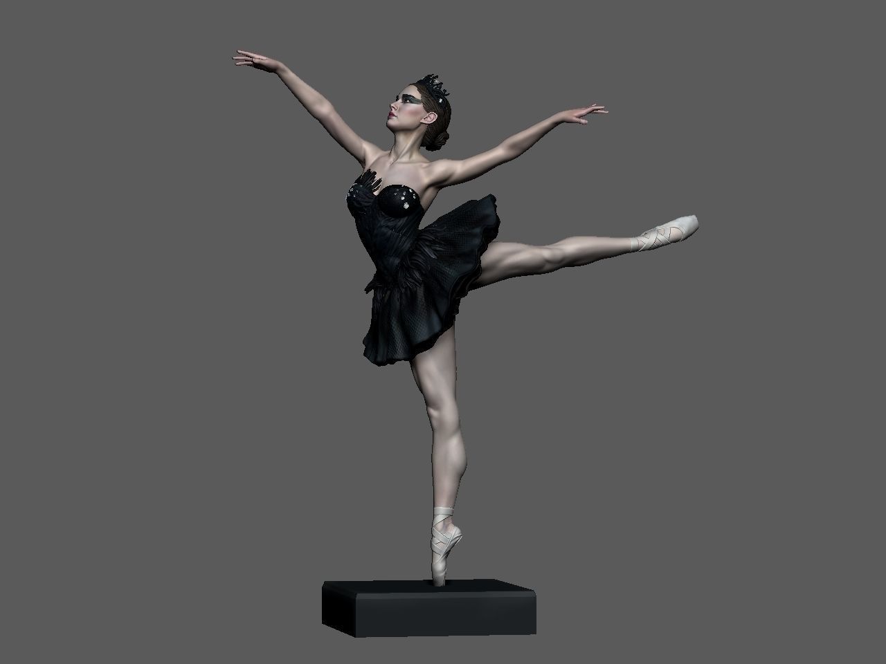 Black Swan 3D print model_1