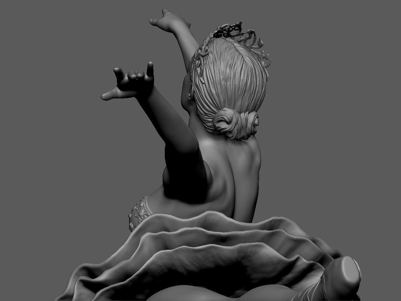 Black Swan 3D print model_26