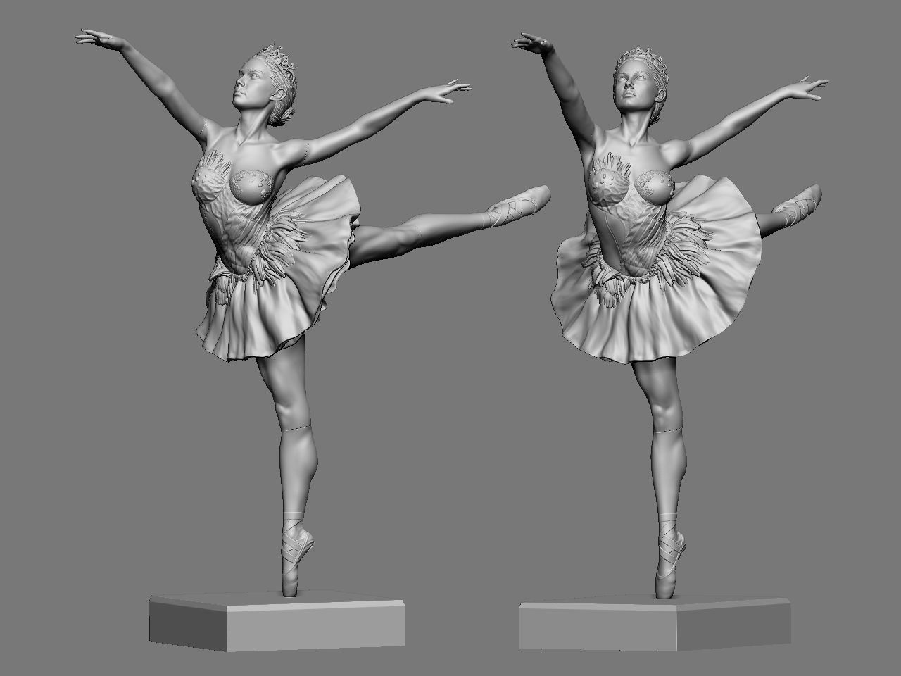 Black Swan 3D print model_68