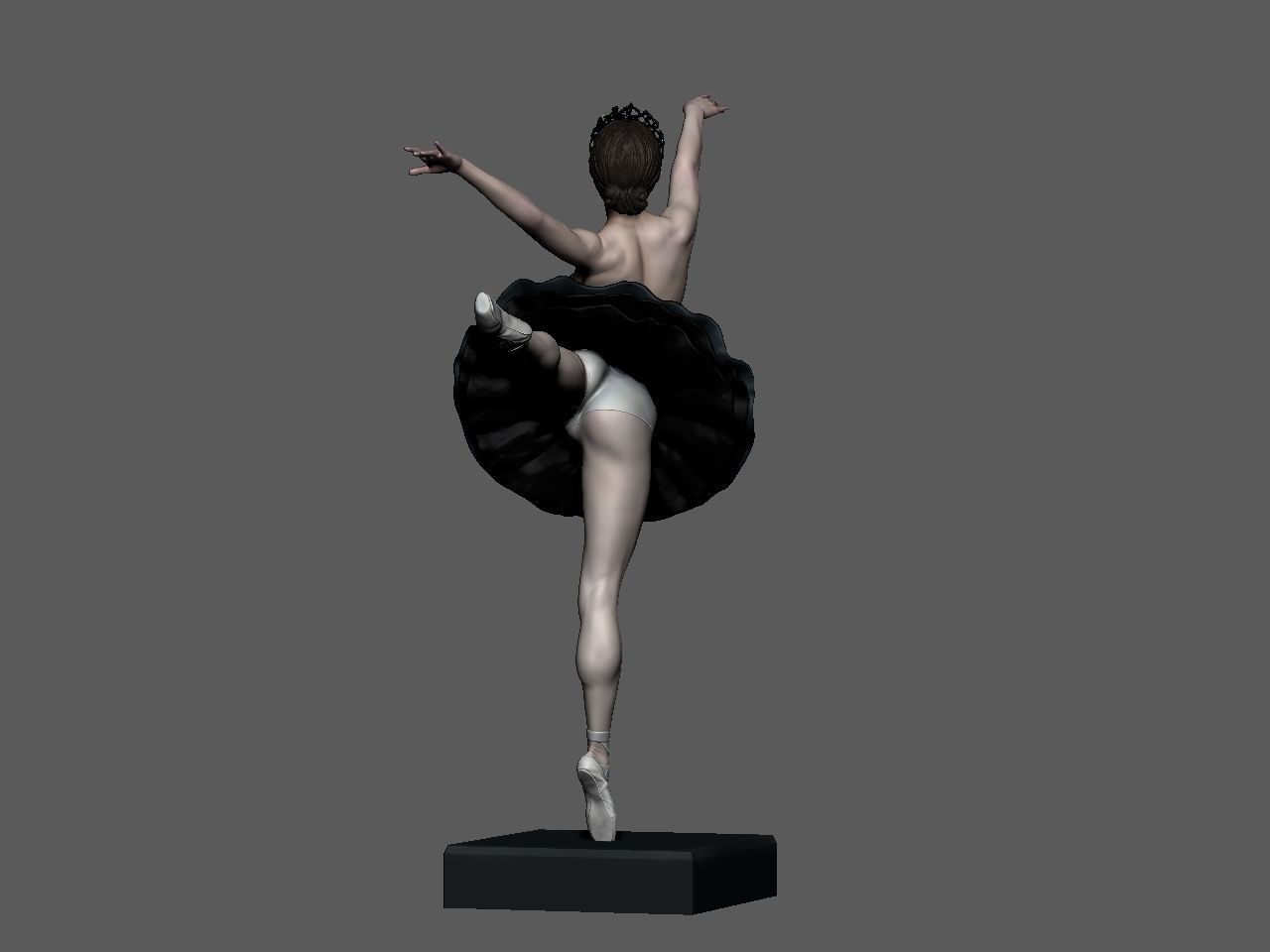 Black Swan 3D print model_7