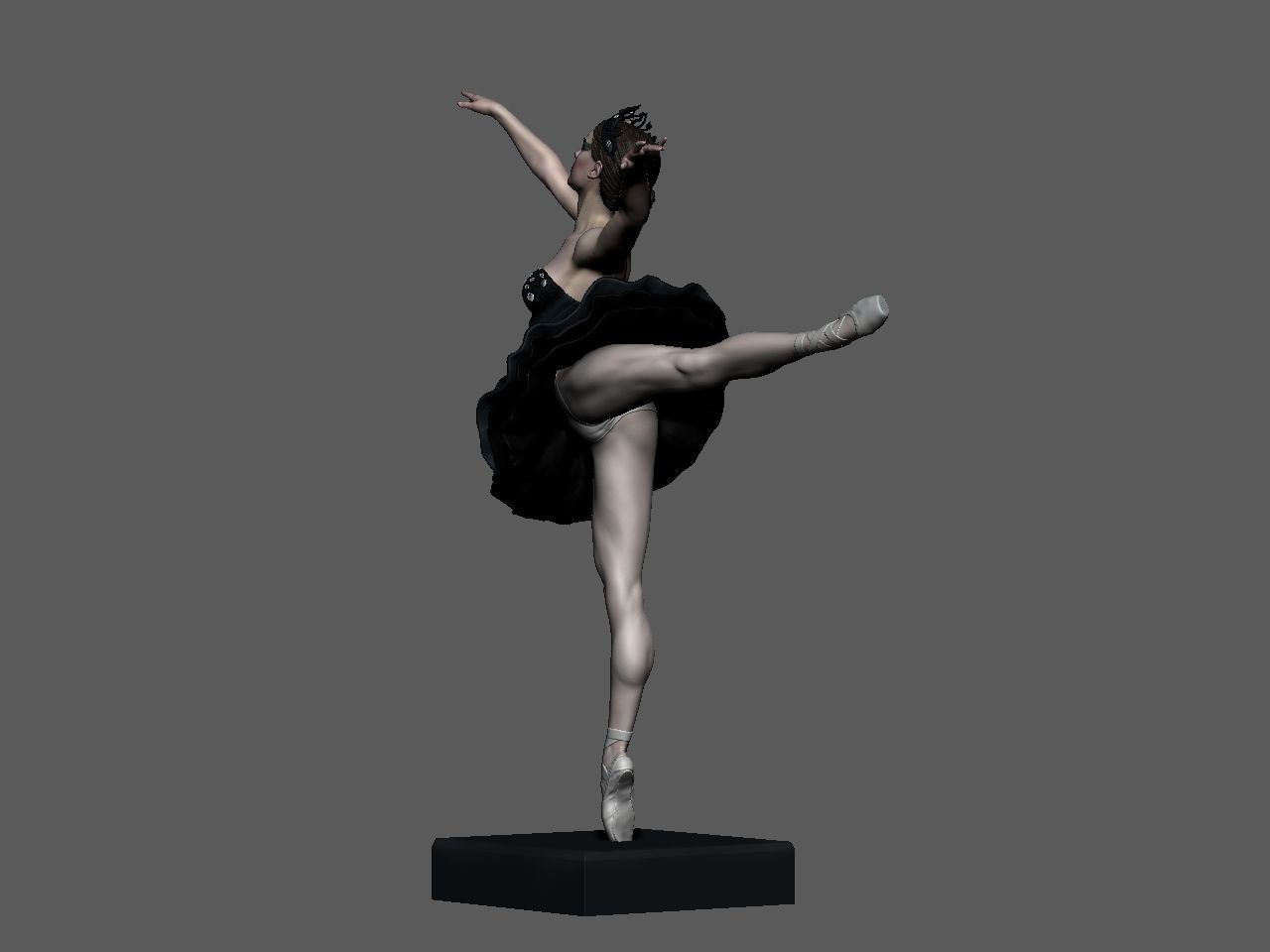 Black Swan 3D print model_5