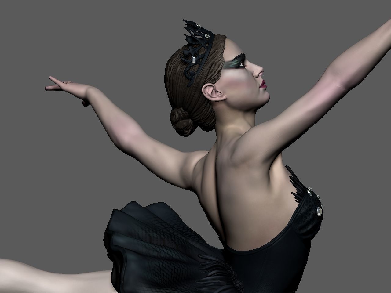 Black Swan 3D print model_31