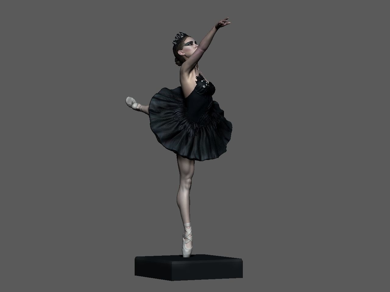 Black Swan 3D print model_13