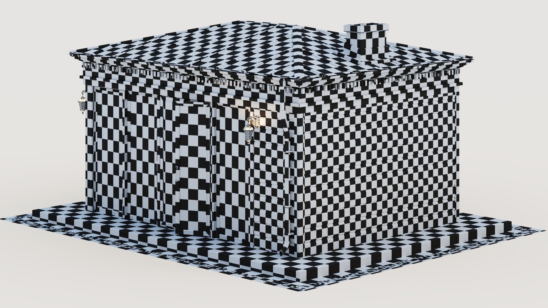 All-season gazebo-pavilion 3D model_63