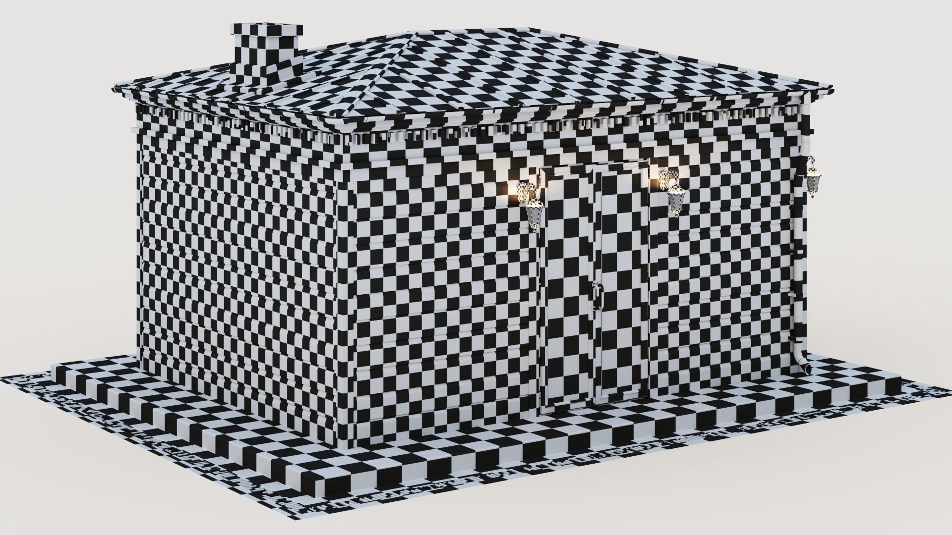 All-season gazebo-pavilion 3D model_65