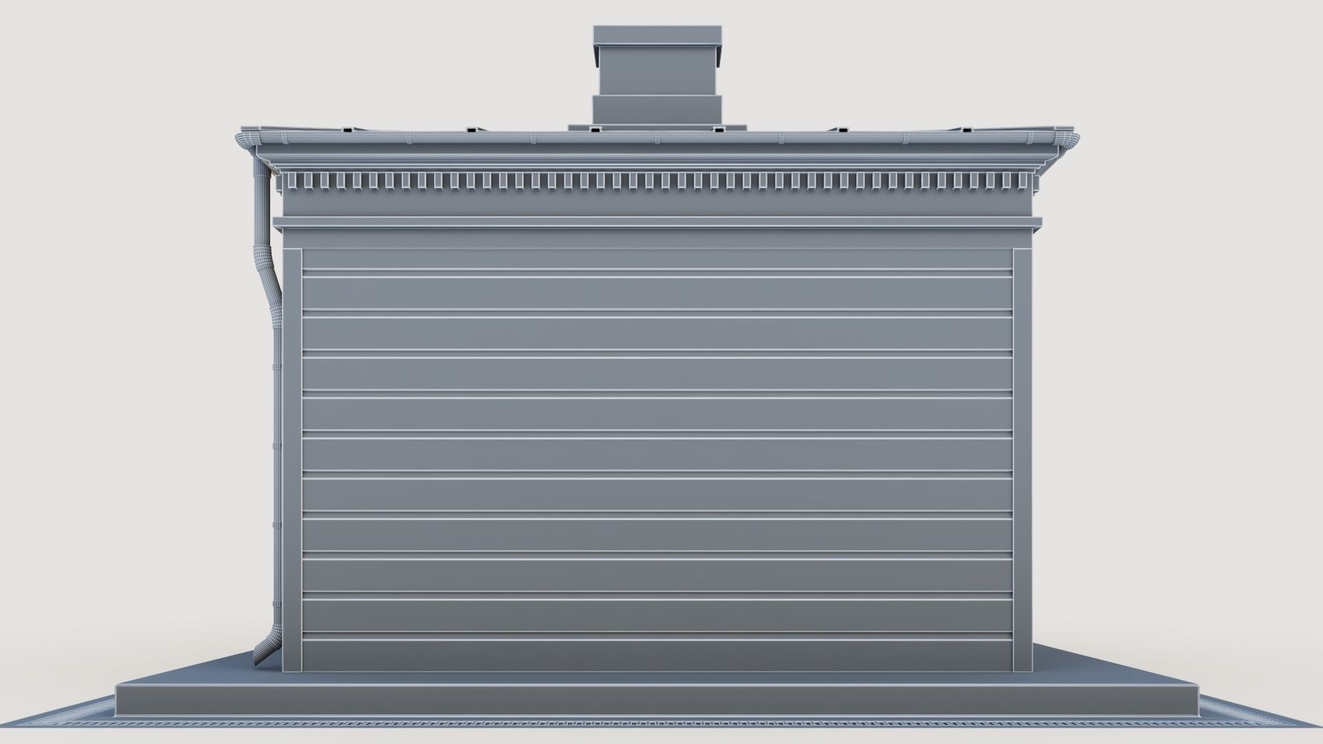 All-season gazebo-pavilion 3D model_35