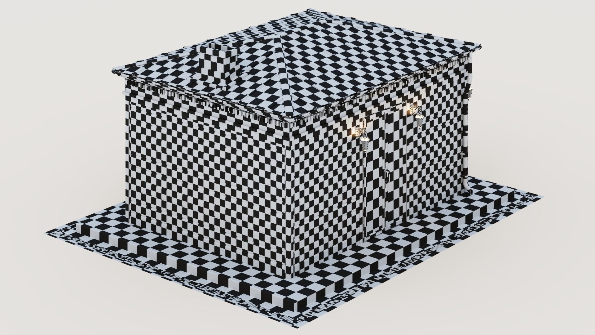 All-season gazebo-pavilion 3D model_64