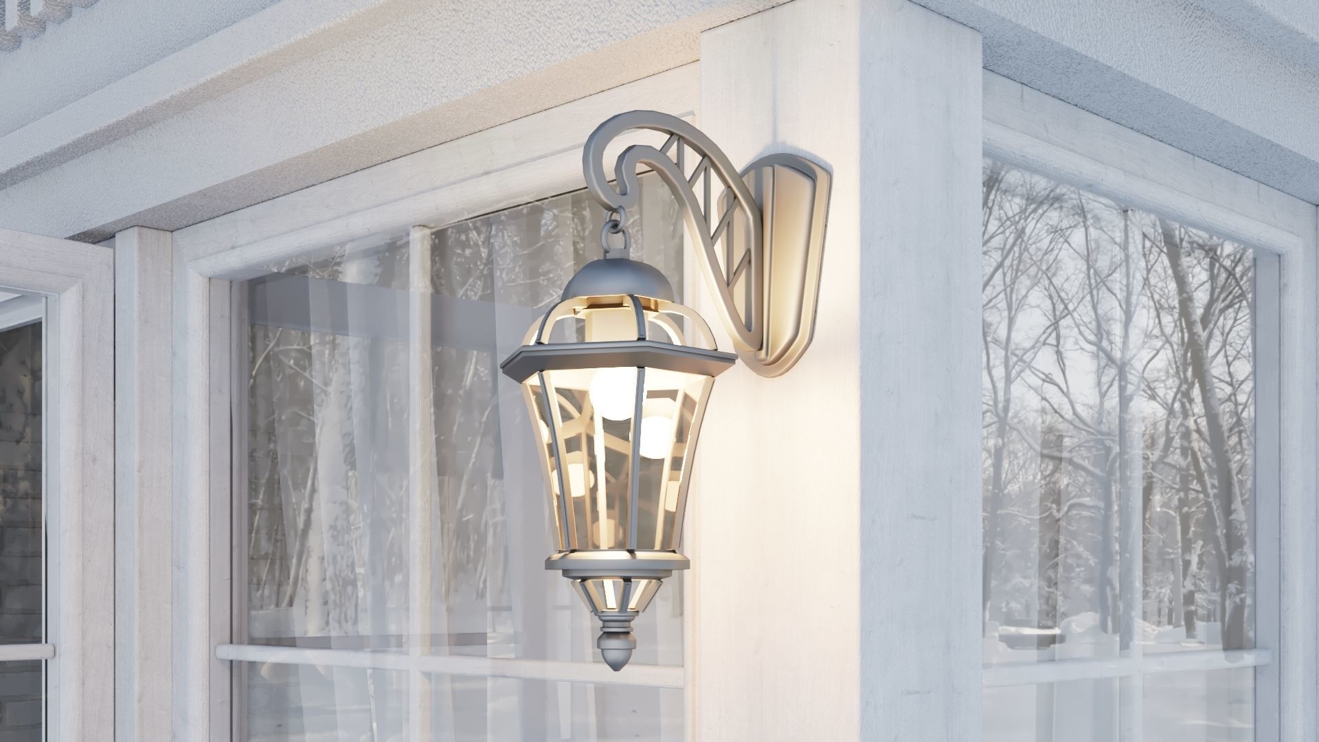 All-season gazebo-pavilion 3D model_20