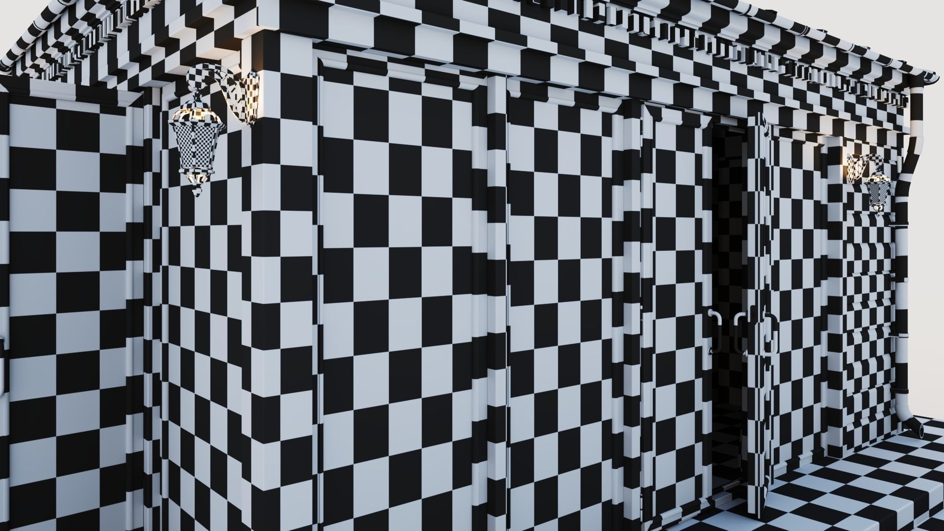 All-season gazebo-pavilion 3D model_69