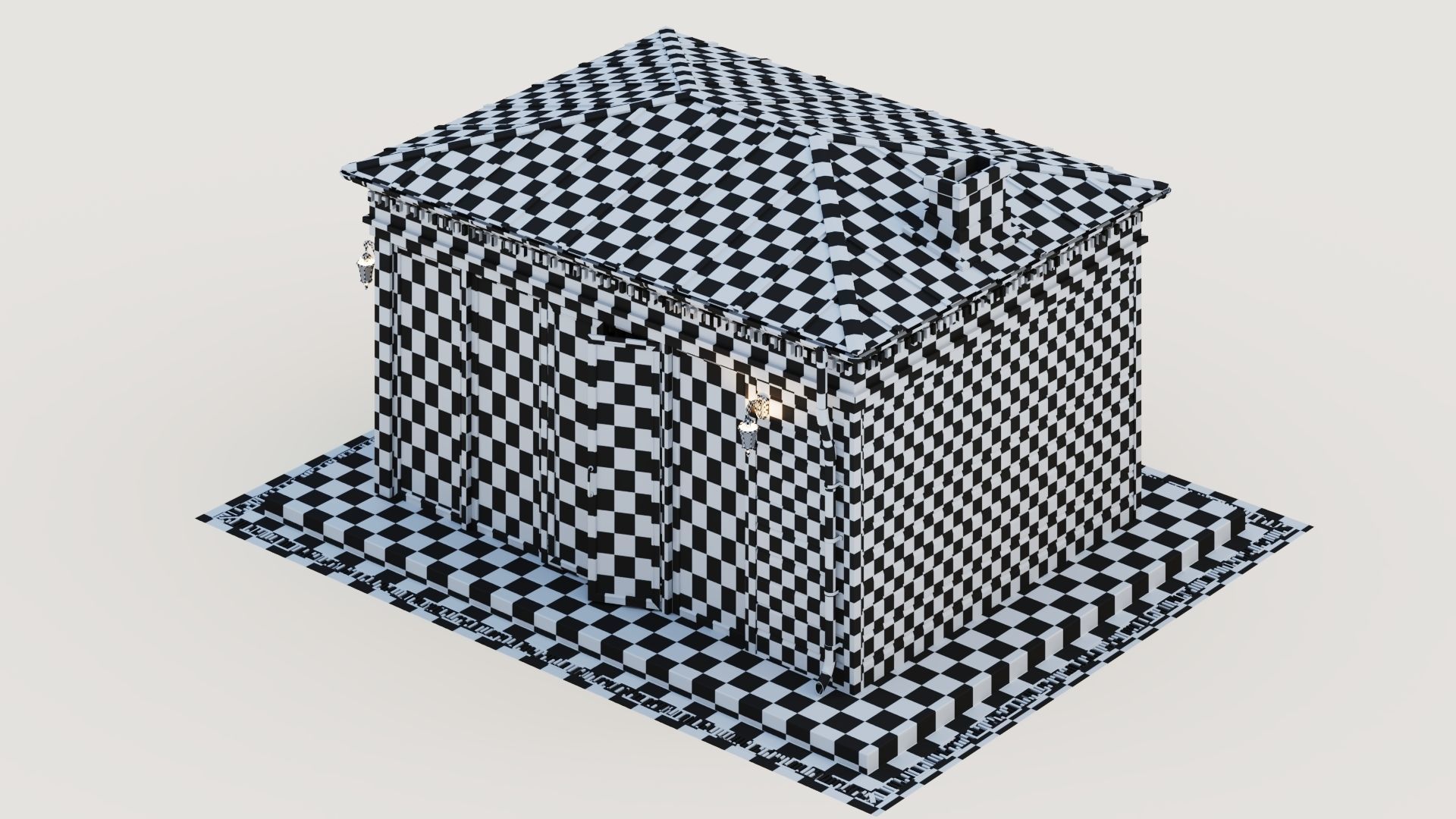 All-season gazebo-pavilion 3D model_62