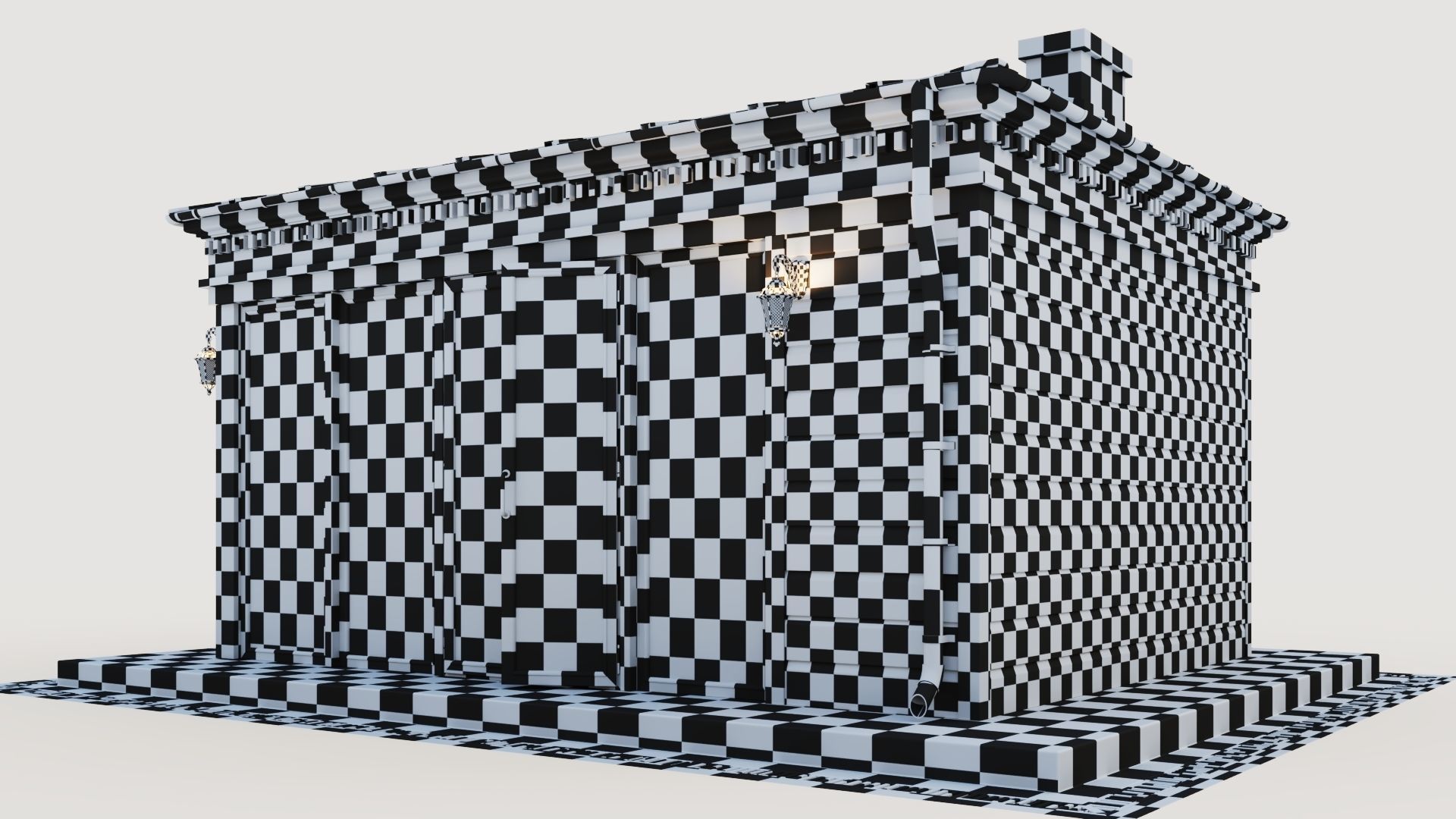 All-season gazebo-pavilion 3D model_54