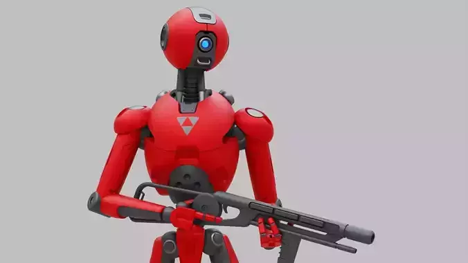 BATTLE DROID X-4000  RIGGED